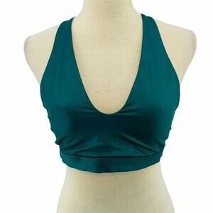 Victoria's Secret Sport Green Shine Racerback Sports Bra Large